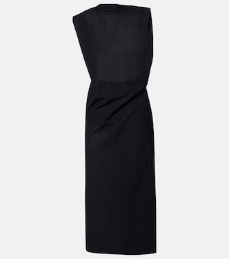 Drap cotton-blend poplin midi dress | Jacquemus