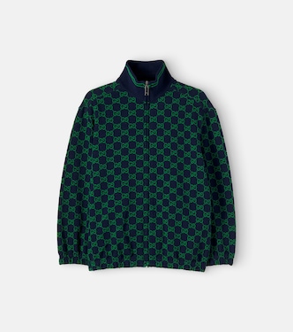 Trainingsjacke GG aus Baumwoll-Piqué | Gucci Kids