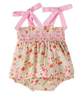 Baby Eleanor cotton top and bloomers set | Bebe Organic