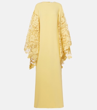 Floral silk-blend kaftan | Oscar de la Renta
