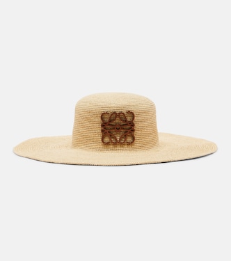 Paula's Ibiza Anagram raffia sun hat | Loewe
