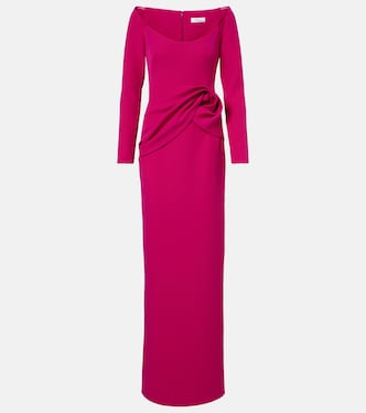 Emmina draped crêpe gown | Safiyaa