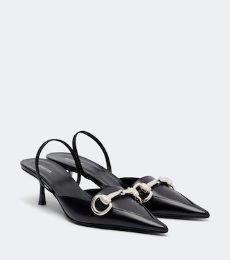 Slingback-Pumps Boulevard aus Leder | Gucci