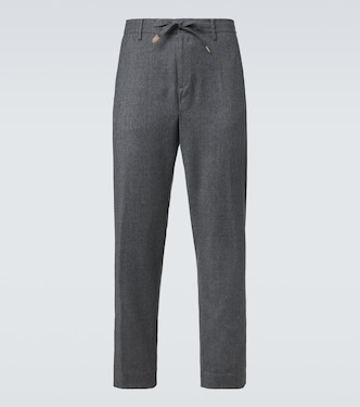 Wool straight pants  | Canali