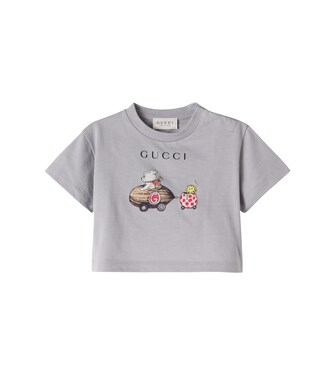 Baby printed cotton jersey T-shirt | Gucci Kids