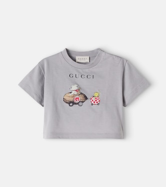 Baby bedrucktes T-Shirt aus Baumwoll-Jersey | Gucci Kids