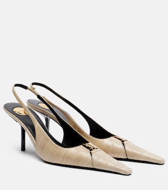 Babylone eel leather slingback pumps | Saint Laurent