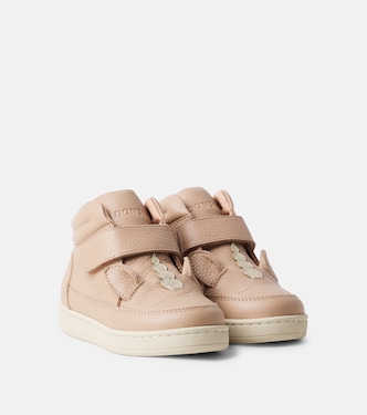 Mika leather high-top sneakers  | Donsje