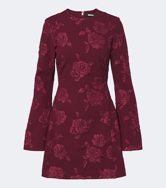 Floral jacquard minidress | Rotate