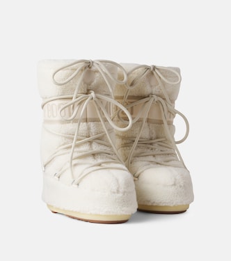Schneestiefel Icon aus Teddyfleece | Moon Boot Kids