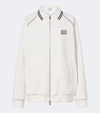 Blouson aus Baumwoll-Piqué | Miu Miu
