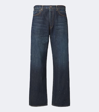 Social Sculpture 01 faded wide-leg jeans | Visvim