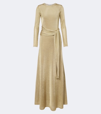 Semi-sheer knitted gown | Oscar de la Renta