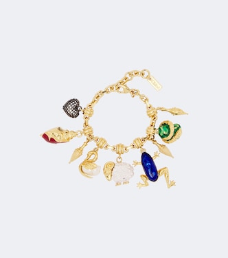 Embellished enamel charm bracelet | Chloé