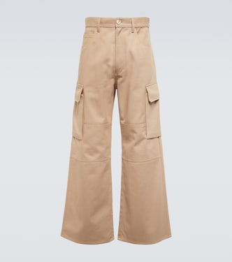 Wide-leg cotton gabardine cargo pants | Marni