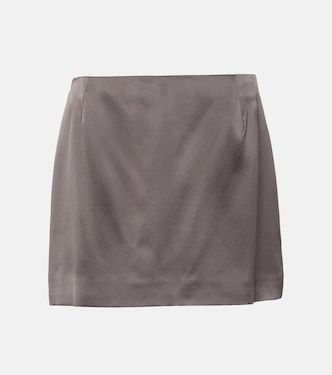 Silk charmeuse miniskirt | Peter Do