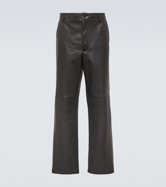 Gerade Hose aus Leder | Prada