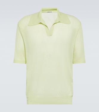 Polopullover aus Wolle und Seide | Auralee
