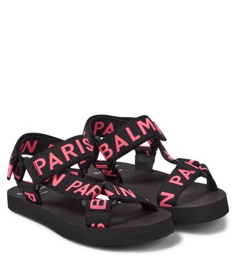Logo rubber sandals | Balmain Kids