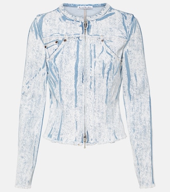Printed denim jacket | Acne Studios