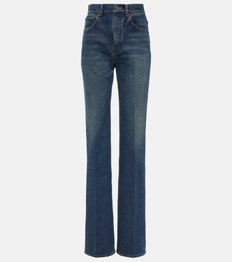 Clyde high-rise straight jeans | Saint Laurent