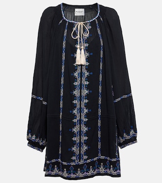 Robe Parsley brodée en coton | Marant Etoile