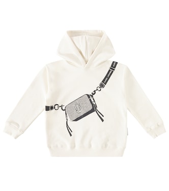 Embellished cotton jersey hoodie | Marc Jacobs Kids