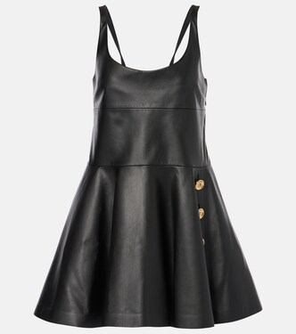 Embellished leather minidress | Givenchy