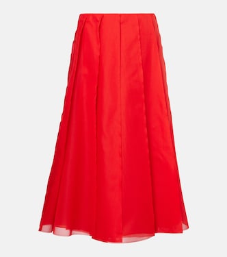 Silk organza midi skirt | Altuzarra