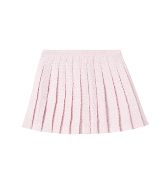 Pleated bouclé skirt | Self-Portrait Kids