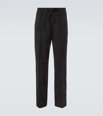 Virgin wool straight pants | Valentino