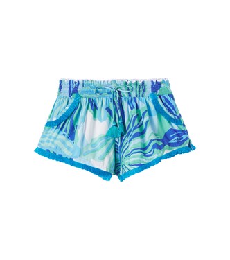Bedruckte Shorts Lulu | Poupette St Barth Kids