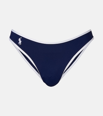 High Leg Scoop logo bikini bottoms | Polo Ralph Lauren