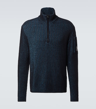 Lens fleece half-zip sweater | C.P. Company