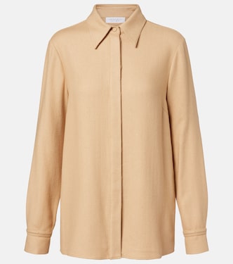 Cruz cashmere and silk shirt | Gabriela Hearst