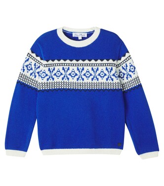 Jacquard wool sweater | Tartine et Chocolat