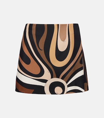 Marmo silk satin miniskirt | Pucci
