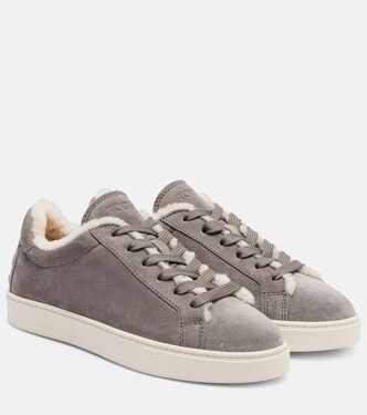 Classic shearling-lined suede sneakers | Tod's