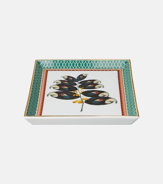Parrotstem porcelain decorative tray | La DoubleJ