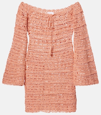 Bella crochet cotton minidress | Anna Kosturova