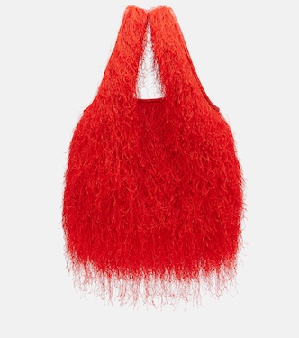 Marche Medium fringed top-handle bag | Dries Van Noten
