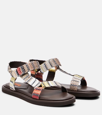 Minnie Zigzag sandals | Missoni
