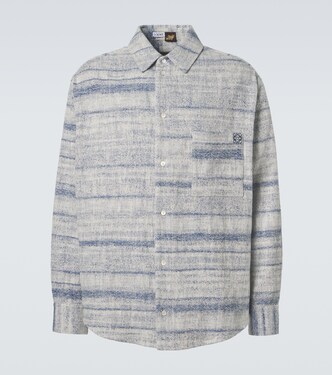Paula's Ibiza denim jacquard shirt | Loewe