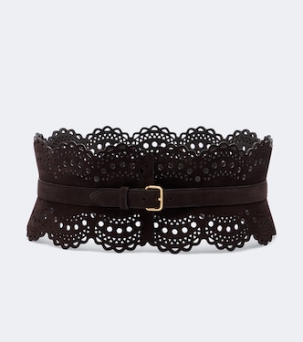 Vienne suede corset belt | Alaïa