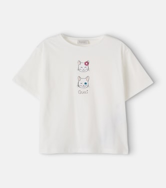 Bedrucktes T-Shirt aus Baumwoll-Jersey | Gucci Kids