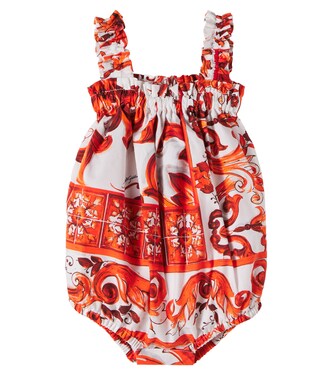 Baby Bedruckter Body aus Baumwolle | Dolce&Gabbana Kids