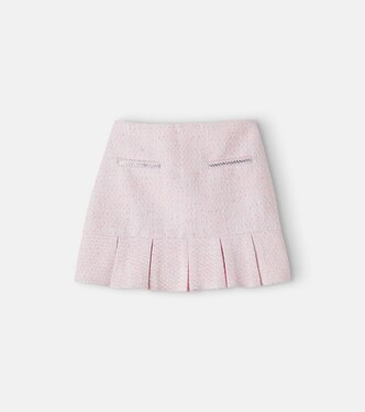 Pleated tweed skirt | Self-Portrait Kids