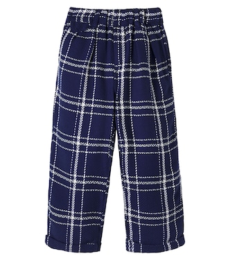 Boone checked cotton straight pants | The New Society