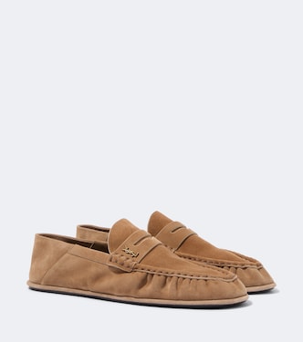 Loafers Le Loafer aus Veloursleder | Saint Laurent