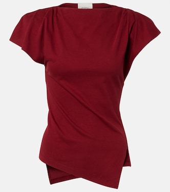 Sebani asymmetric cotton T-shirt | Isabel Marant